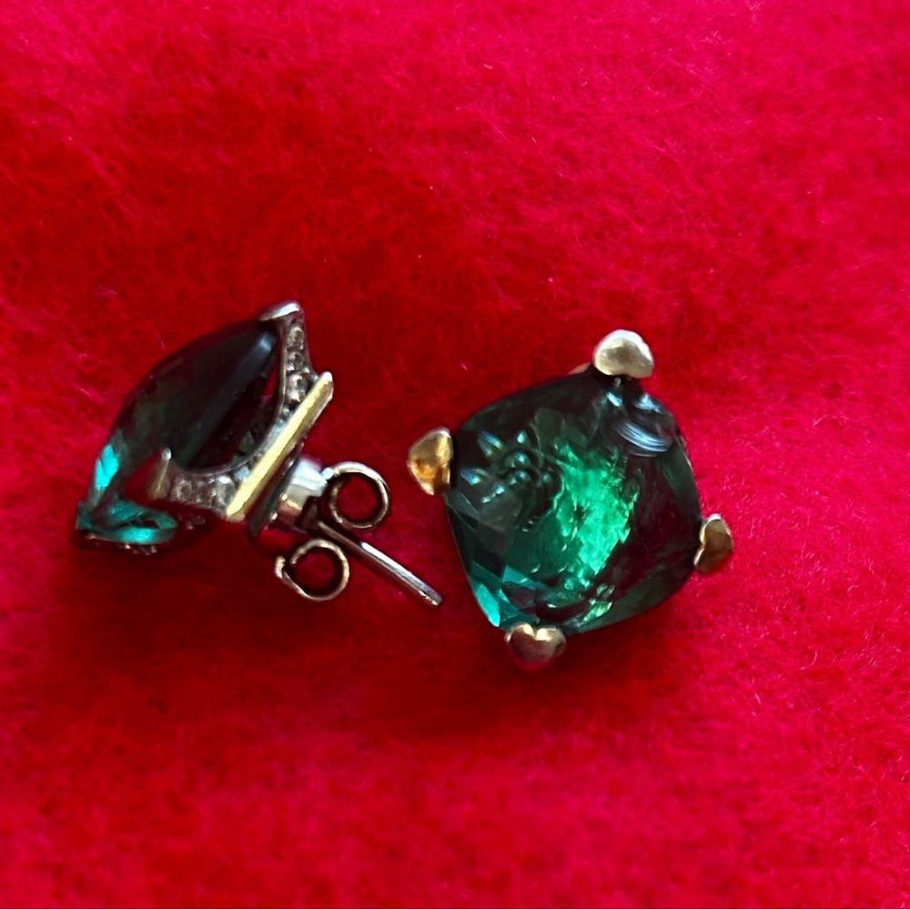 Set of 925 rhodium-plated sterling silver and 18-carat gold with zircons,
